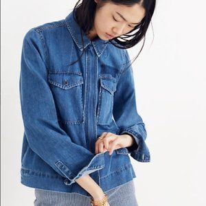 Like new Madewell army denim chore jacket